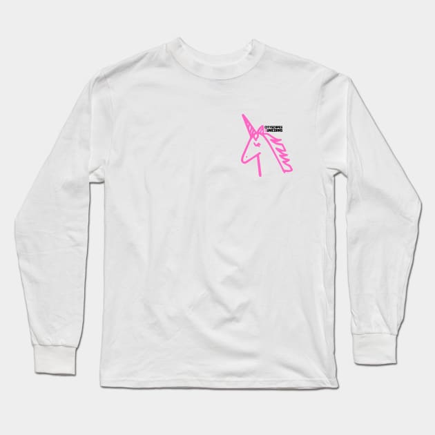 CNU - Pink Unicorn Long Sleeve T-Shirt by Cityscapes & Unicorns